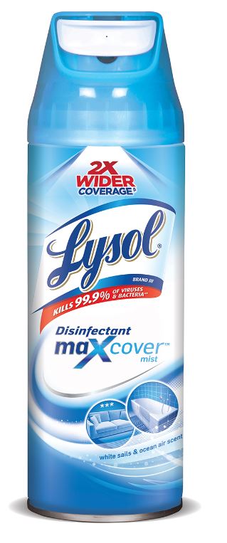 LYSOL® Disinfectant Max Cover Mist - White Sails & Ocean Breeze